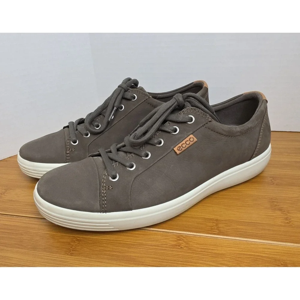 ECCO Men's Soft EU 43 9-9.5 Leather Sneaker